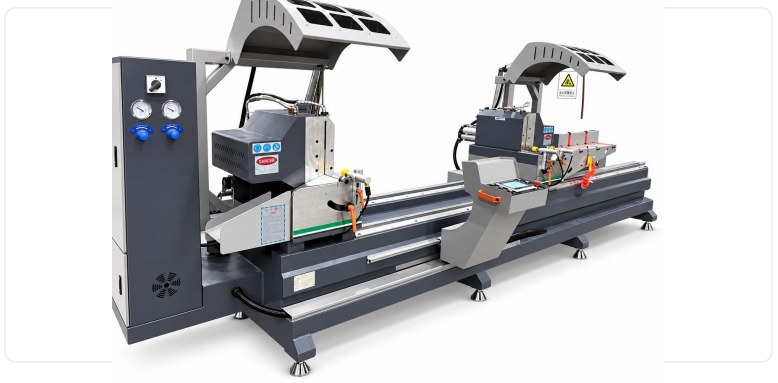 CNC Double-Head Precision Cutting Saw for Aluminum Profiles LKJZ2-CNC-450×3700 — LAIPU Machinery