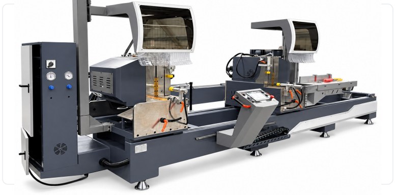 CNC Double-Head Precision Cutting Saw for Aluminum Profiles LKJZ2-CNC-500×4200 — LAIPU Machinery