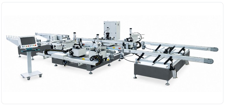 Horizontal CNC Corner-Joining Production Line LWJKP4-CNC-100×2200×3000 — LAIPU Machinery